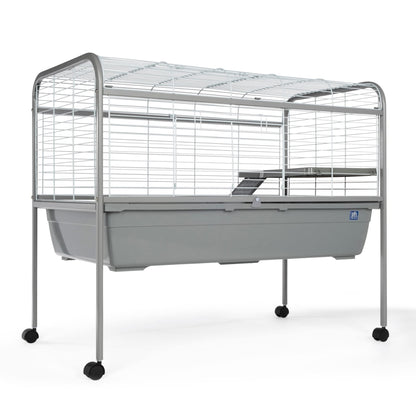 Jumbo Small Animal Home with Stand Gray