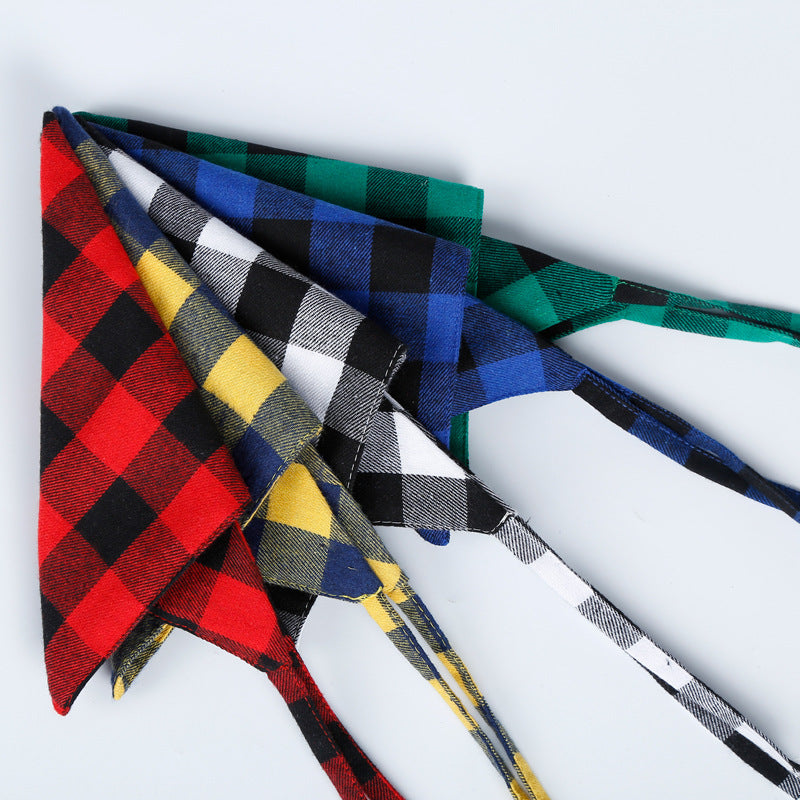 Wholesale Pet Supplies: Colorful Checkered Bandana